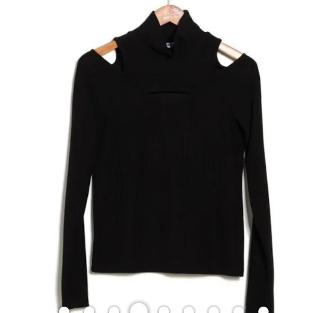 Walter Baker Women's Super Rib Knit Tula Sweater - Black M